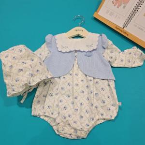 아가방 CB01 26SS 신디 플라워 바디수트 01T127951