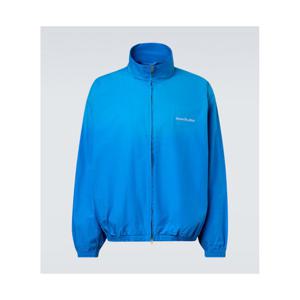 아크네 로고 프린트 코튼 보머 재킷 P01139591