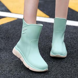 민트 신발 캐주얼 230 레인 미들 장화 굽