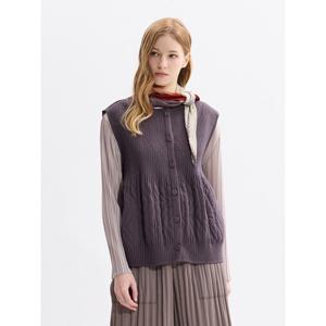 [플리츠미][플리츠미] 지그재그 퀼팅 라운드 베스트_EPVTW225022