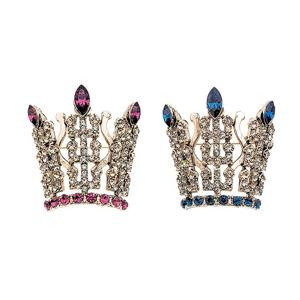 그레이스켈리 퀸즈 크라운 크리스탈 브로치 BR1166