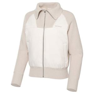 [와이드앵글]CO 우븐 패치 패딩 풀집업 스웨터 WWW23K15E2