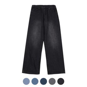 [파파브로] 남성 OB 코튼 뒷밴딩 와이드핏 청바지 IC-JEA-2406,7,8,9,10