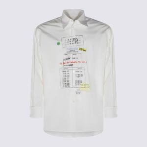 MM6메종마르지엘라 로고 프린트 버튼업 셔츠 S52DL0237 M354801