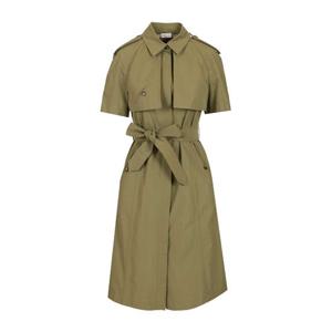 버버리 코튼 포플린 스냅 버튼 트렌치 원피스 8117709 C1424