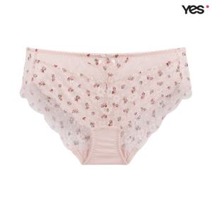[예스]피치 플라워 레이스 팬티 YSWPB506