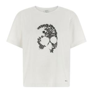 알렉산더맥퀸 디지털 레이스 스컬 크루넥 티셔츠 858340QZAQP 0