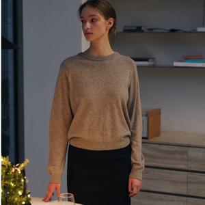 [앤클라인(여성의류)]울 블랜딩 라운드 니트 9H4KT7690