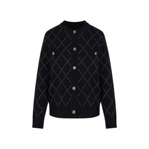 [올리비아하슬러(여성)]싱글아가일가디건 EWSW110