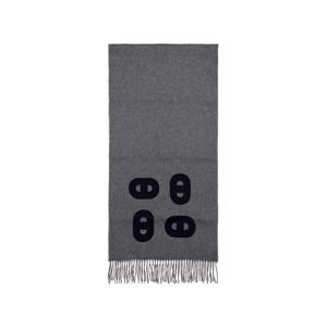 [엘러브] 새상품 에르메스 렉토 베르소 샹달 패치 머플러 그리스시네/멀티컬러 5HA1337