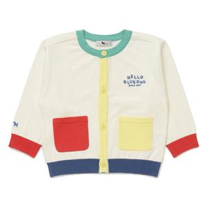 [블루독베이비]CR)컬러블럭소프트니트가디건 46114-200-01