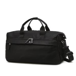 [헤지스] 블랙 단색 나일론 토트백 /HJBA6E730BK