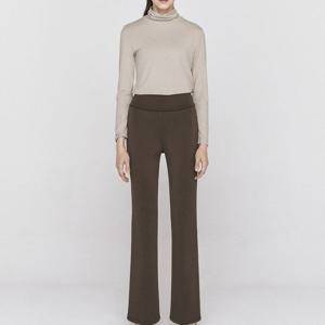 [지오다노] 여자 겨울 기모 플레어핏 풀밴딩 팬츠 592641