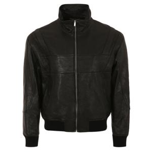 821041 YCNF2 1000 생로랑 테디 패널 풀 그레인 레더 봄버자켓