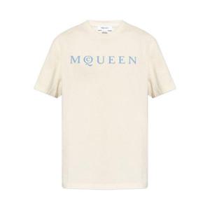 알렉산더 맥퀸 탑 847750 QTAD5 0997 BIANCO E CELESTE