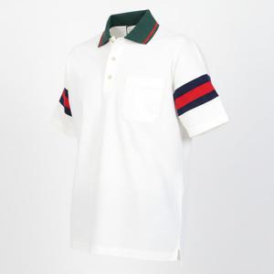 GUCCI 웹 코튼 저지 폴로 (713997 XJETR 9088)
