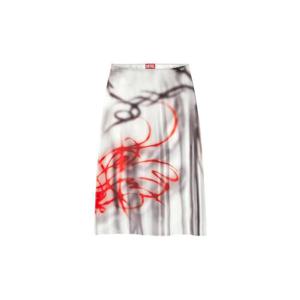 25 FW 디젤 O Rchid S1 프린트 미디 스커트 A212510JMBM TP447619926