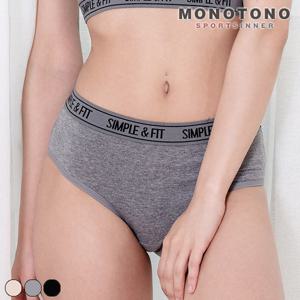 [모노토노]내추럴코튼 미디삼각팬티/무시접봉제