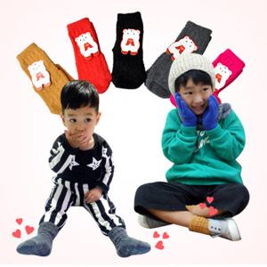 [시즌특가]유아동 탁텔 겨울 털 양말 미끄럼방지 개별포장 어린이집 선물 크리스마스