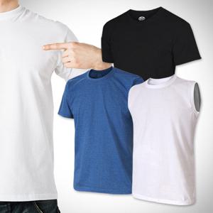 면라운드티 반팔