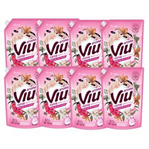 [무궁화] 아로마뷰 섬유유연제 로즈향 2.1L x 8개(리필)