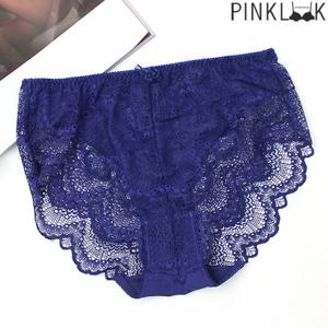 [핑크룩] 606_고급레이스 여성팬티/네이비