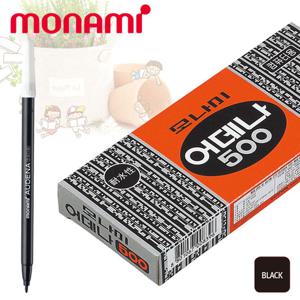 모나미 컴퓨터용싸인펜 어데나500 12자루/모나미/컴퓨터싸인펜/