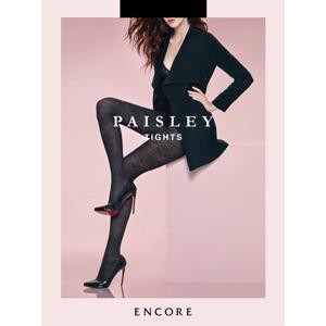 앙코르 100D 페이즐리 패턴타이즈 A7159