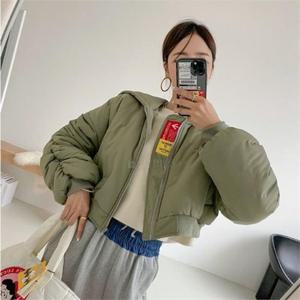 [도도하나][더폰드] 소매셔링 숏야상패딩[2컬러] (7711127)