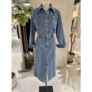 [ZOOC] 버튼 다운 데님 원피스 (Z251PSE401)