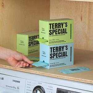 테리파머 고농축 퍼퓸 건조기시트 40매 건조기용 드라이시트 섬유유연제 습식 탈취 세제 정전기제거 건조기 먼지없는