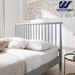 웨스트프롬 버터밀크 원목침대 Q프레임