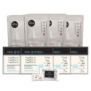 [빅마마이혜정육수] 다시팩 멸치 4박스 + 육수명장 4팩