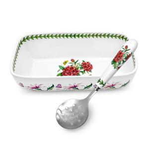 포트메리온 보타닉가든 크랜베리디쉬앤스푼 세트