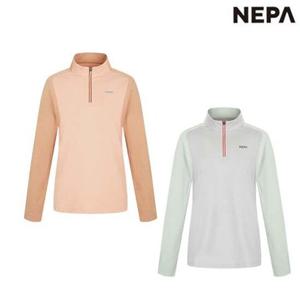 [네파]7J25403 여성 등산 여행 봄 블럭형 긴팔 하프 집업 티셔츠