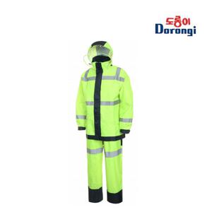 도롱이 우의 AJ-20092 형광 상하 우의, 교통안전, 산업안전현장