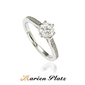 [마리엔프라츠] 루씨아 1캐럿 반지 (925 실버, 큐빅 지르코니아)