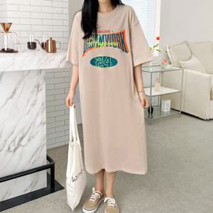 [LBRAND] 드리머 반팔 면100 롱원피스