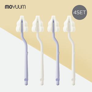 [모윰] 롱커브 스펀지 젖꼭지솔 4P 세트