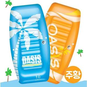 물놀이용품 워터파크 여름 수영 매트 주황 오아시스 초대형