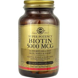 솔가 비오틴 5000 mcg 100 식물성캡슐