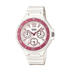 카시오 여성 여자 화이트 핑크 젤리시계 레진시계 LRW-250H-4A