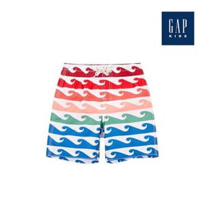 [갭키즈]서프 패턴 밴딩 스윔 쇼츠(776043-04-9_MUT)