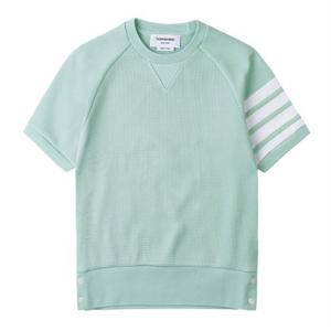 [톰브라운] 여성 4바 스트라이프 와플 티셔츠 FJT253A 06452 330