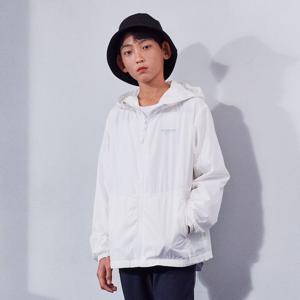 [오션스카이]공용 레터링 루즈핏 바람막이 점퍼