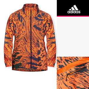 아디다스 우먼스 FAST AOP 자켓(HL1995) 러닝 점퍼