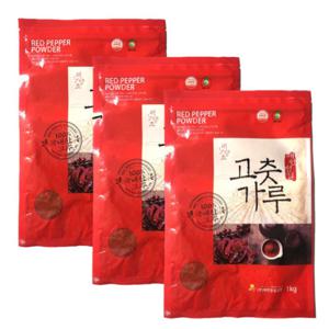 2025년 국산 예천 태양초 고춧가루 보통맛 3kg