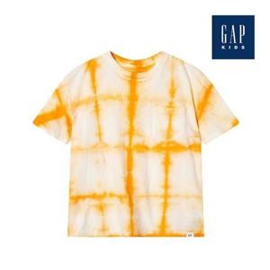 [갭키즈]타이다이 코튼 포켓 티셔츠(860148-02-9_OR)