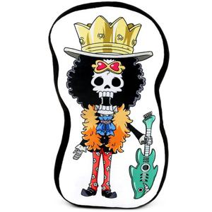 원피스 브룩 라인 쿠션 음악가 캐릭터 해골 침구