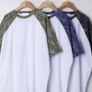 306O357S 배색 반팔티 밀리 빅사이즈 의류 빅사이즈미